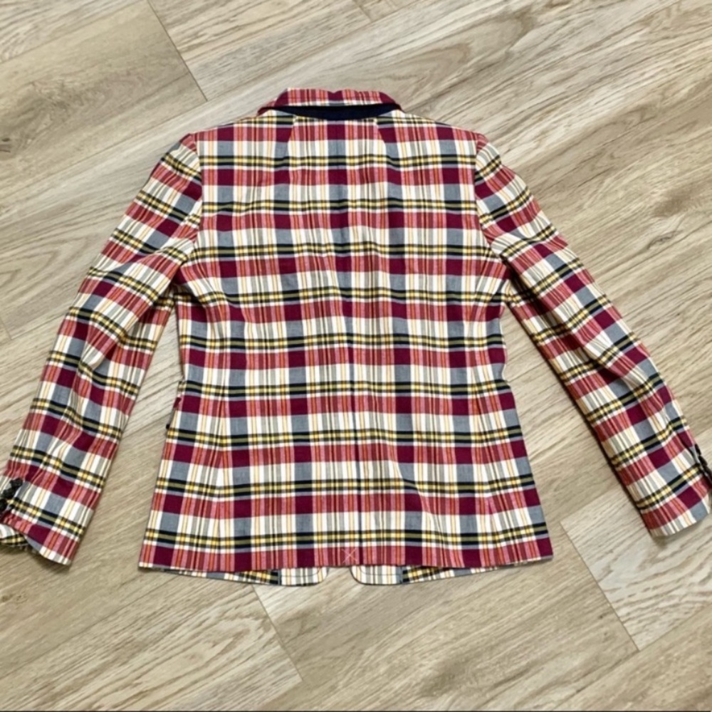 J Crew Regent Blazer - Vintage Plaid Print 8P - Picture 5 of 10